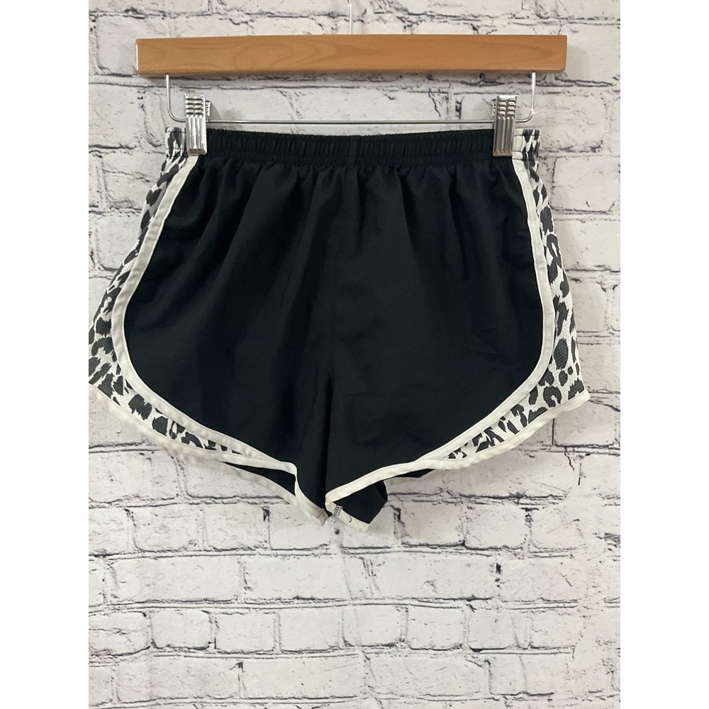 Varsity Spirit Running Shorts‎ Black Leopard print